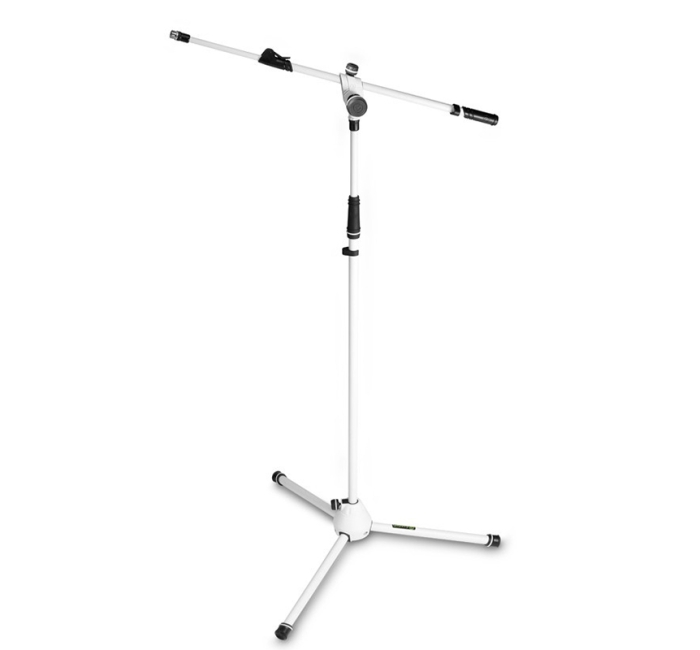 白色麦克风支架