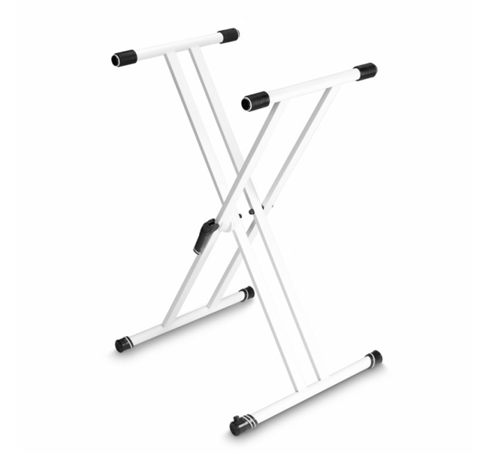 白色双杆X型琴架